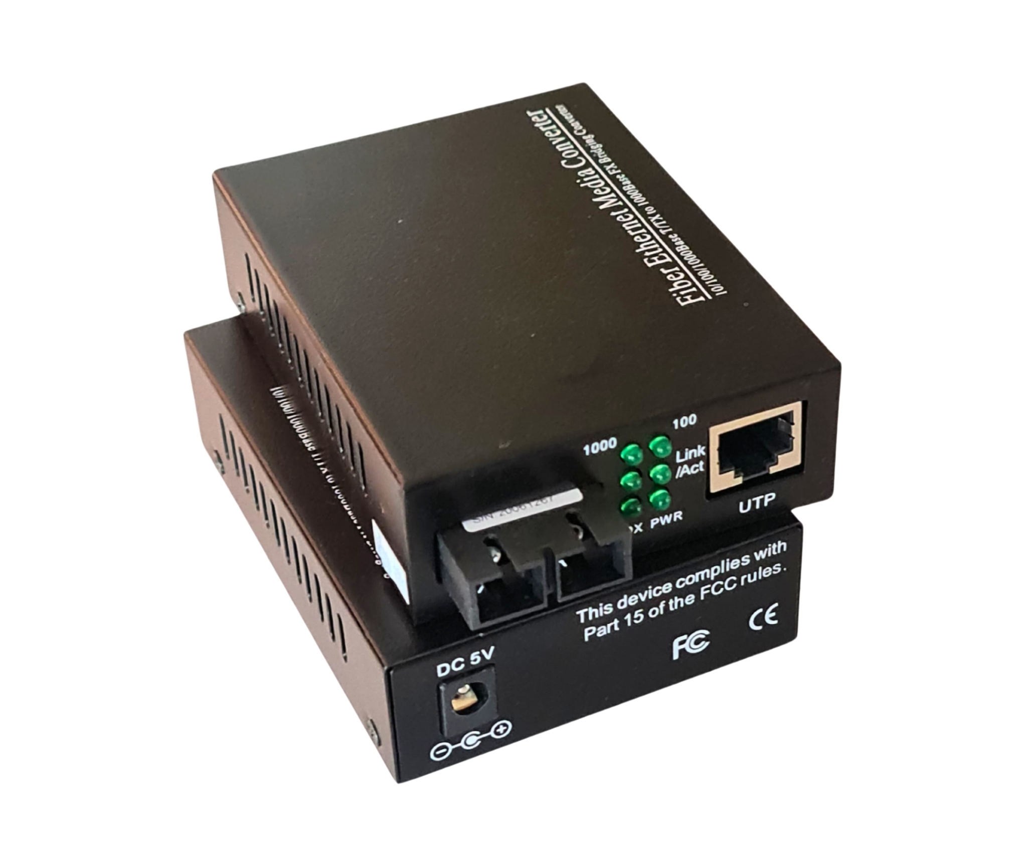 Media Converter Dual Fiber 10/100/1000 20KM 206